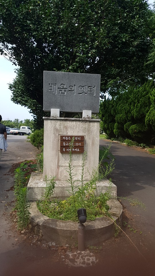 폐교를 이용한 지역주민의 커뮤니티 공간(제주도 명월초등학교)