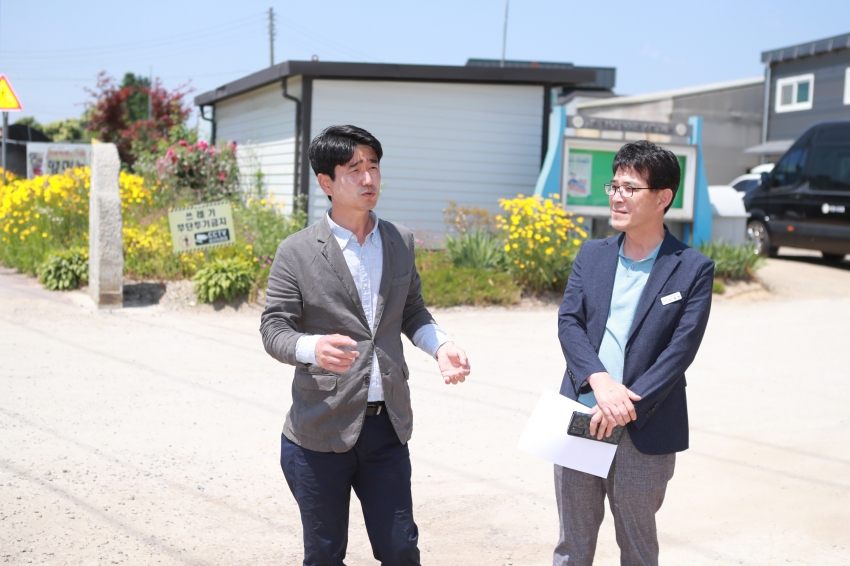 행정사무감사 3일차 현장확인_신둔면_4